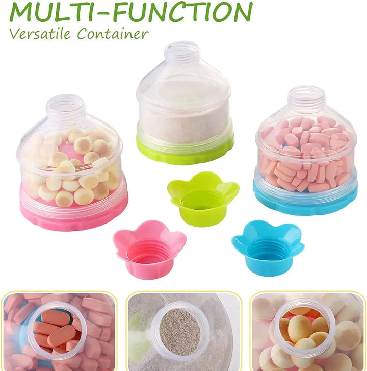 3-Layers Baby Milk Powder Container  5019 Minnie Joy