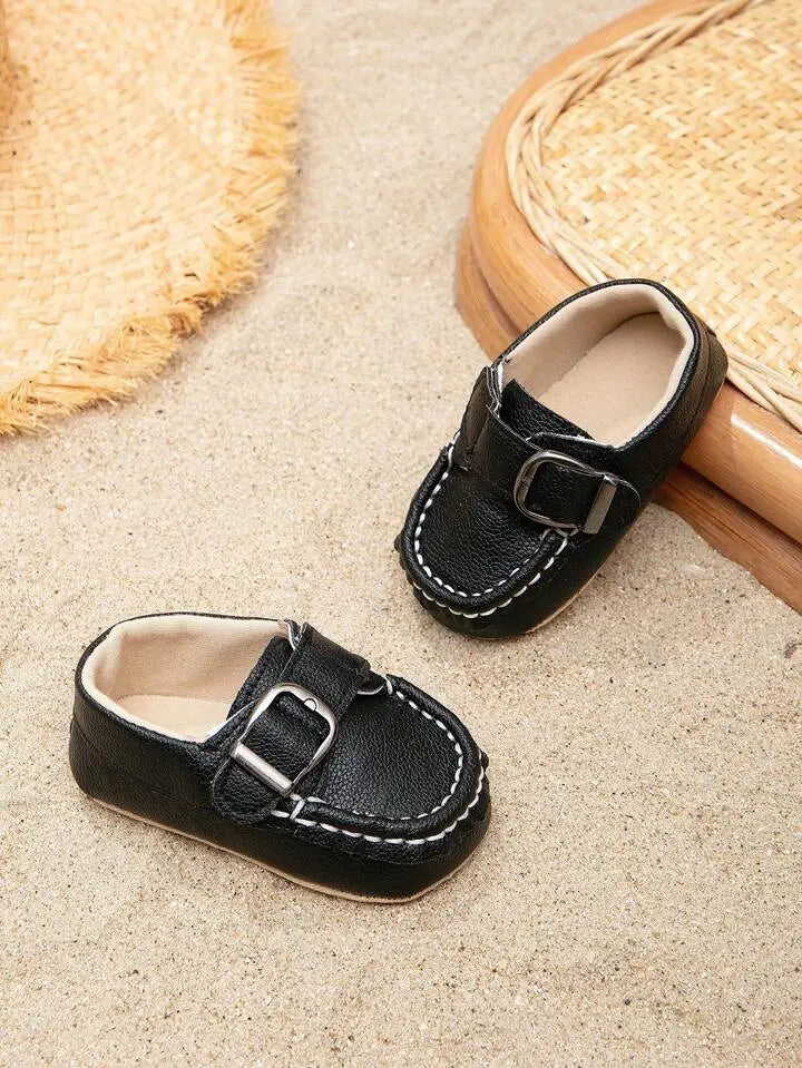 Black Loafers Soft Sole Prewalking Booties  106 My Store