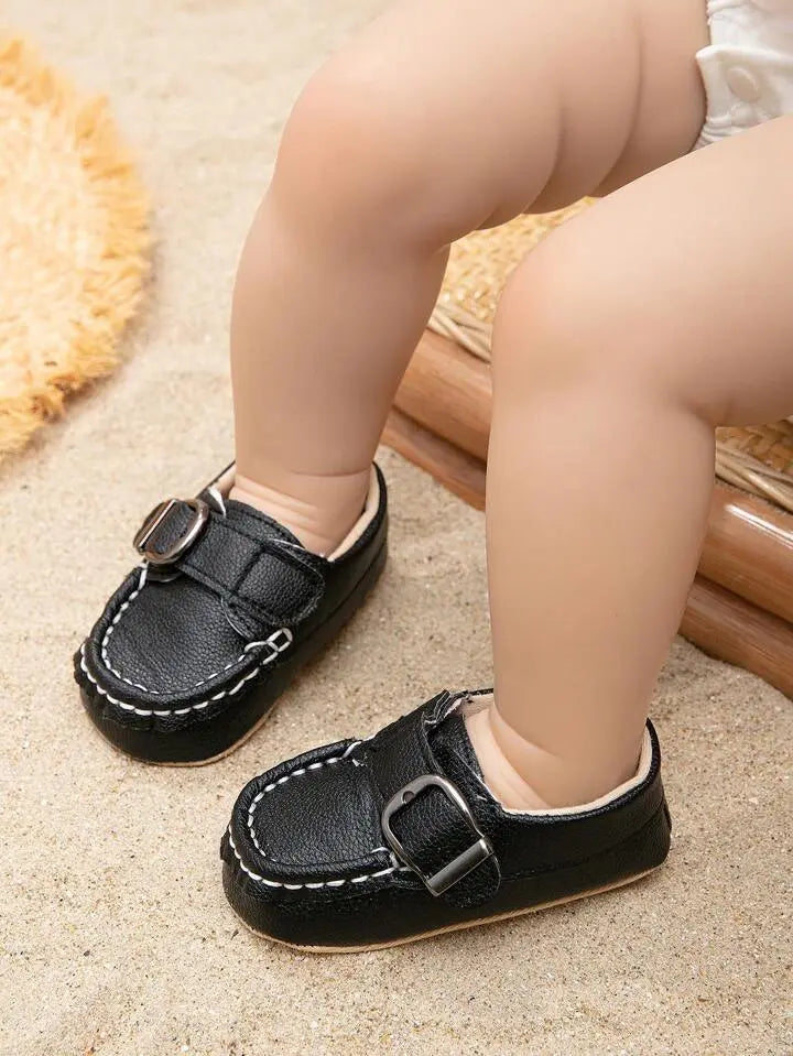 Black Loafers Soft Sole Prewalking Booties  106 My Store