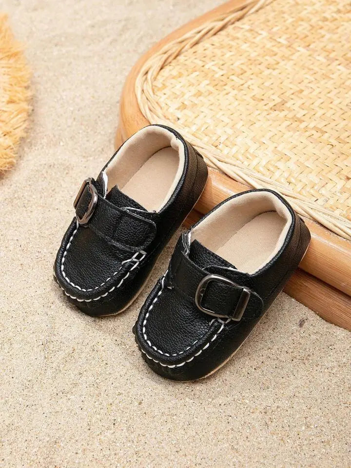 Black Loafers Soft Sole Prewalking Booties  106 My Store