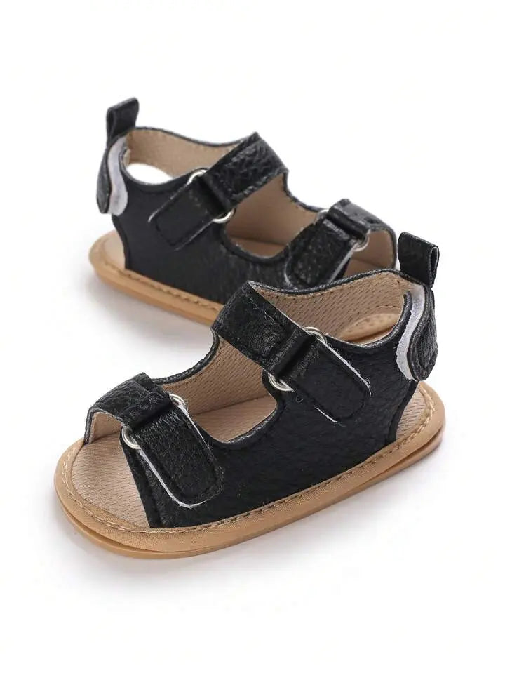 Black Rubber Sole Sandals 121 My Store