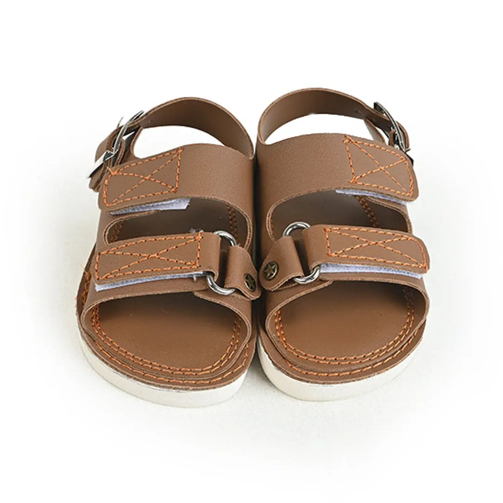 Brown Premium Strapped Soft Sandals  130 Minnie Joy