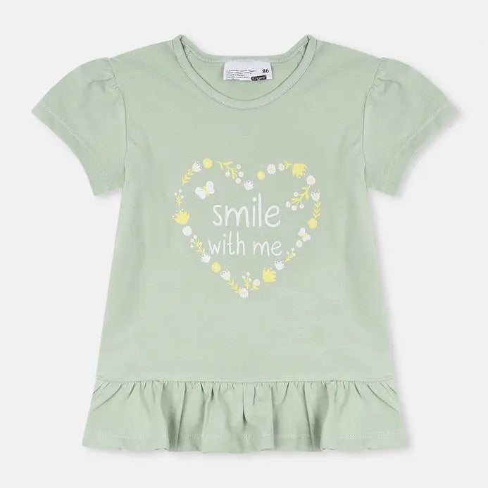 ERGEE Pistachio Green Smile With Me Shirt  2054 Minnie Joy