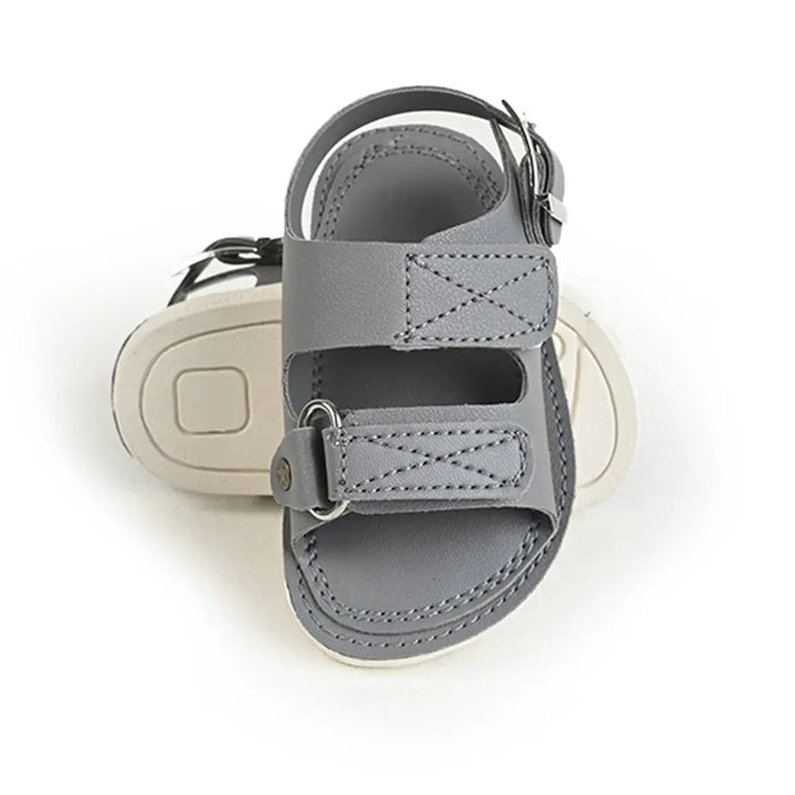 Grey Premium Strapped Soft Sandals  129 Minnie Joy