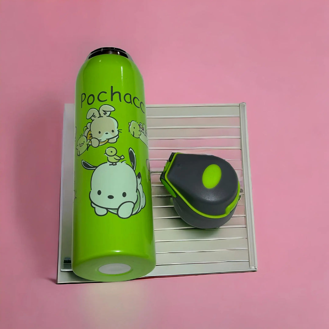 Kawai Kitty Parrot Thermos Bottle 5032 Minnie Joy