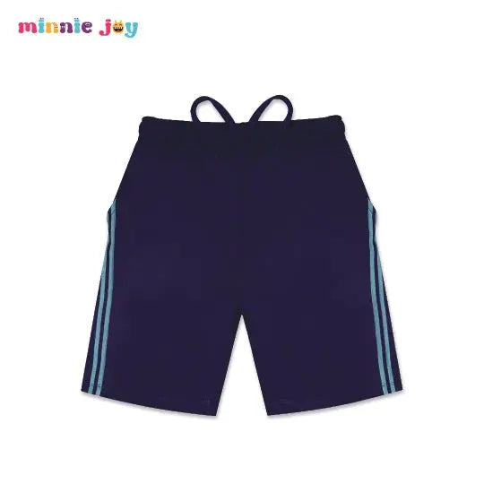 MM Navy Blue Side Stripe Shorts  2042 Minnie Joy