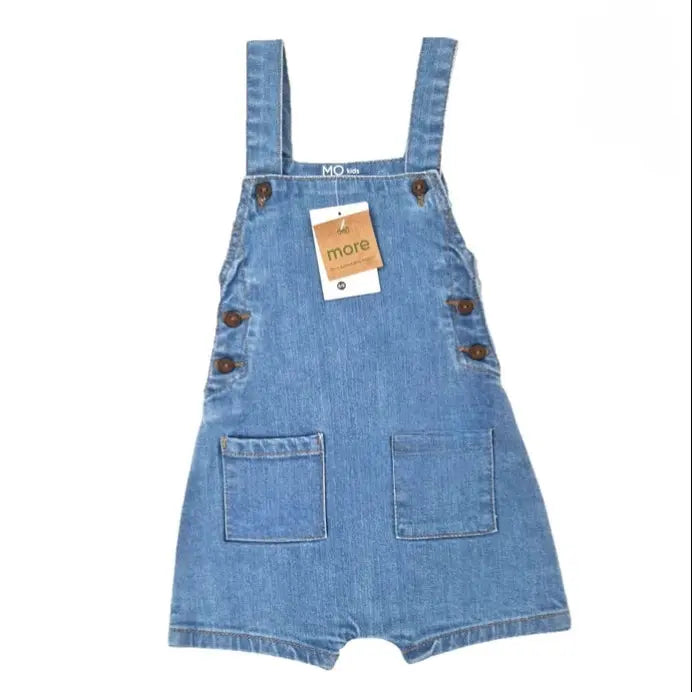 MO Kids Blue Denim Dungaree  2070 Minnie Joy