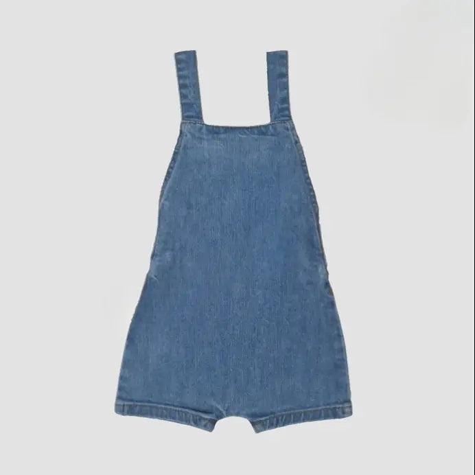 MO Kids Blue Denim Dungaree  2070 Minnie Joy