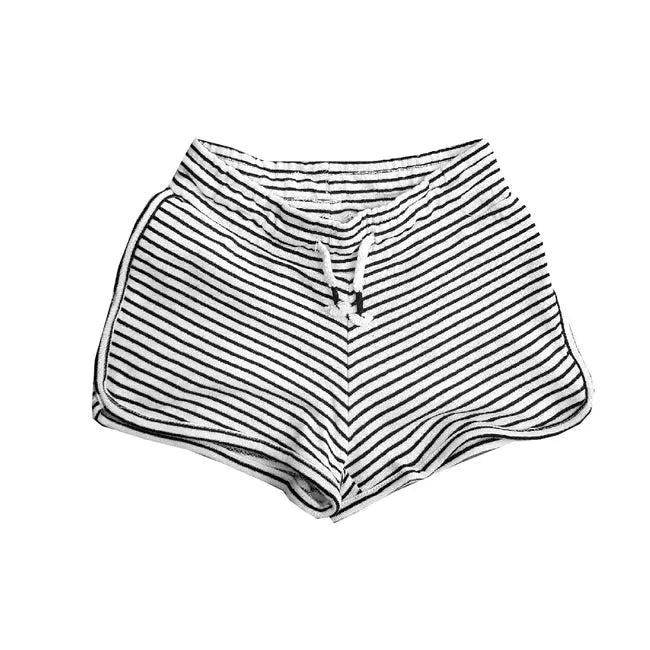 NXT White Black Lining Shorts  2064 Minnie Joy