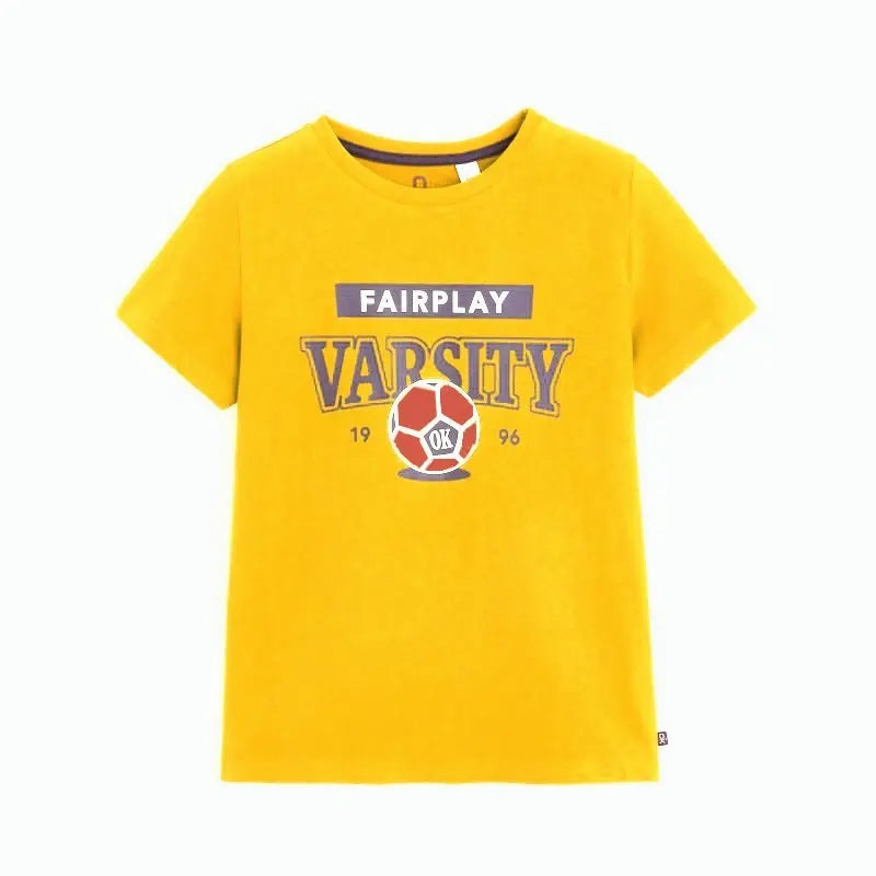 OKD Mustard Varsity T-Shirt  2076 Minnie Joy