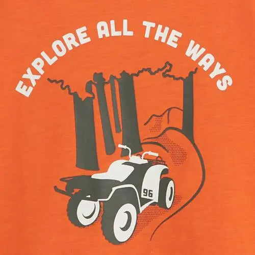 OKD Orange Explore All The Ways T-Shirt  2061 Minnie Joy