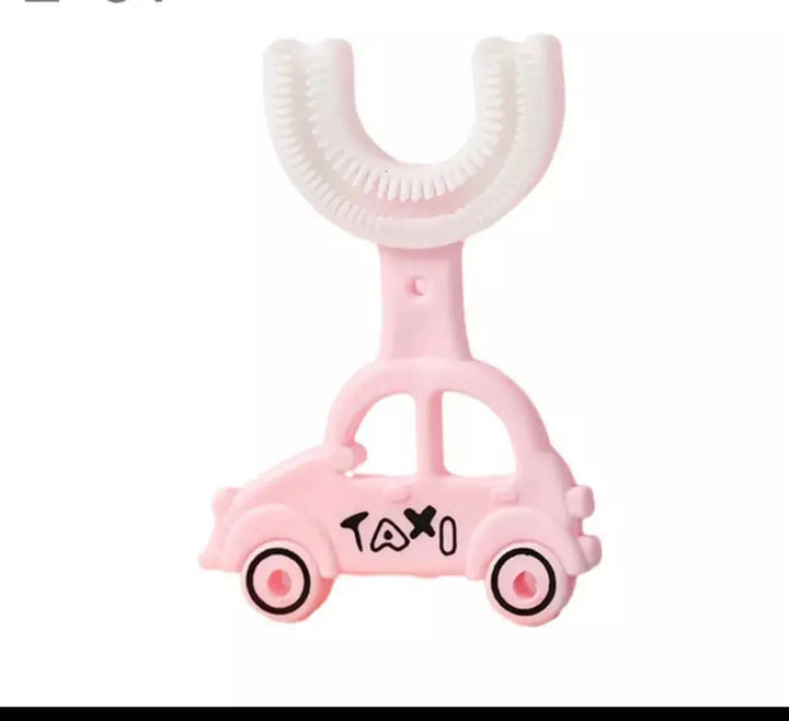 Pink Car Children's U-Shaped Toothbrush  5027A Minnie Joy