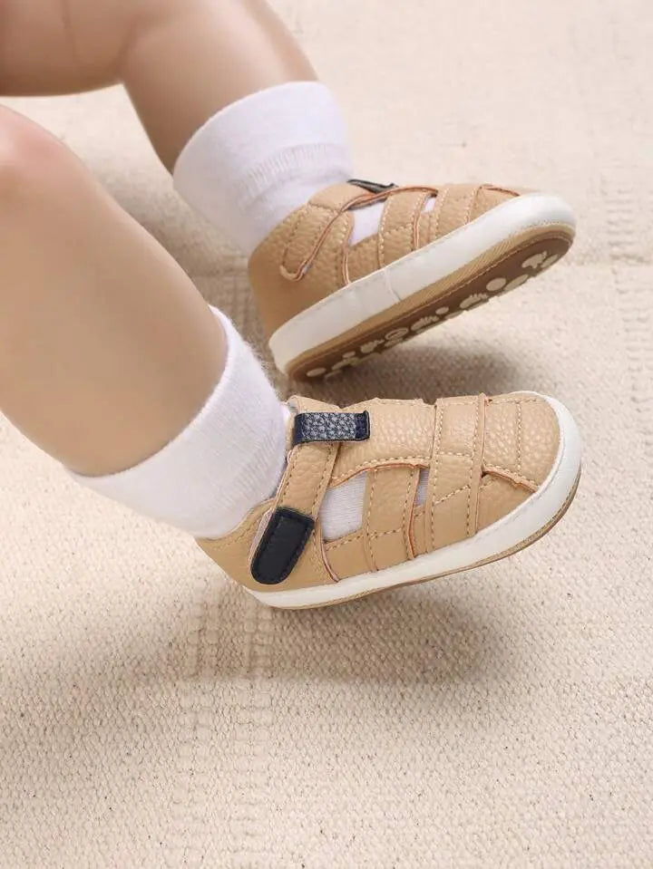 Skin Colour Rubber Sole prewalking Sandals  119 Minnie Joy