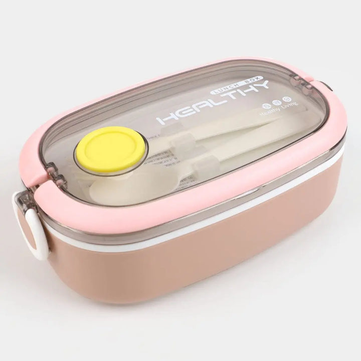 TEDEMEI Stainless Steel Single Layer Lunch Box With Cutlery  5029 Minnie Joy