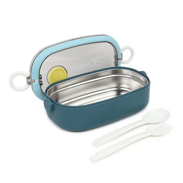 TEDEMEI Stainless Steel Single Layer Lunch Box With Cutlery  5029 Minnie Joy