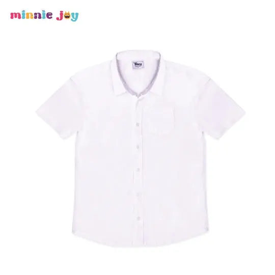 Trick White Half Sleeves Casual Shirt  2103 Minnie Joy