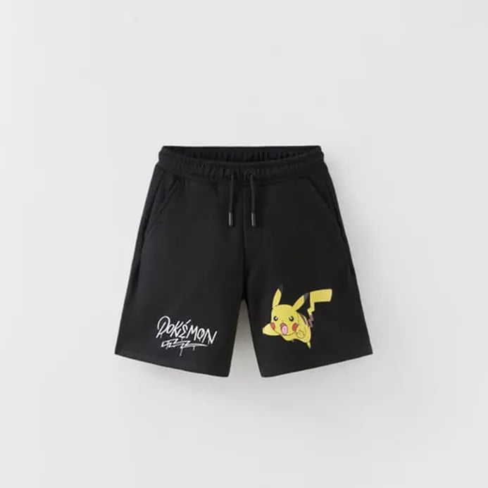 ZR Black Pokemon Shorts  2068 Minnie Joy